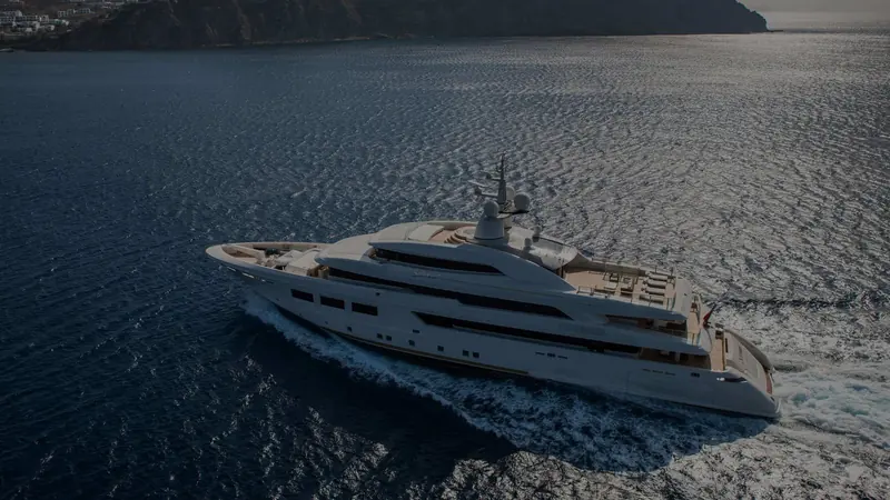 Saramour underway on calmer water with no land in view, a lower and more even light than her Aegean running shots.