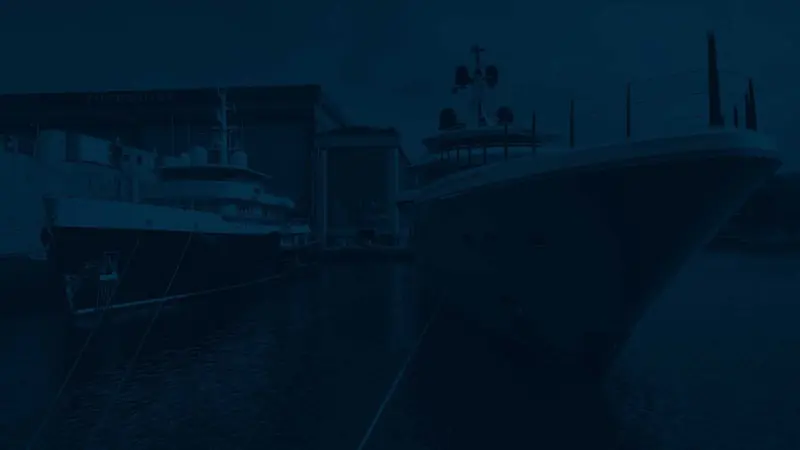 Angelique alongside another Turquoise-built yacht at the Pendik waterfront in the weeks around her January 2026 launch.