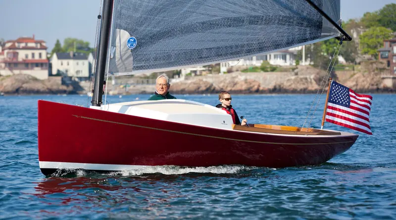 The Marblehead 22, a small daysailer named for the Massachusetts town where Zurn Yacht Design has been based since 1993.