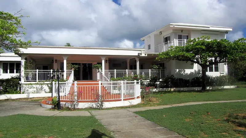 Government House, the official residence of Anguilla's governor, at Old Ta near The Valley.