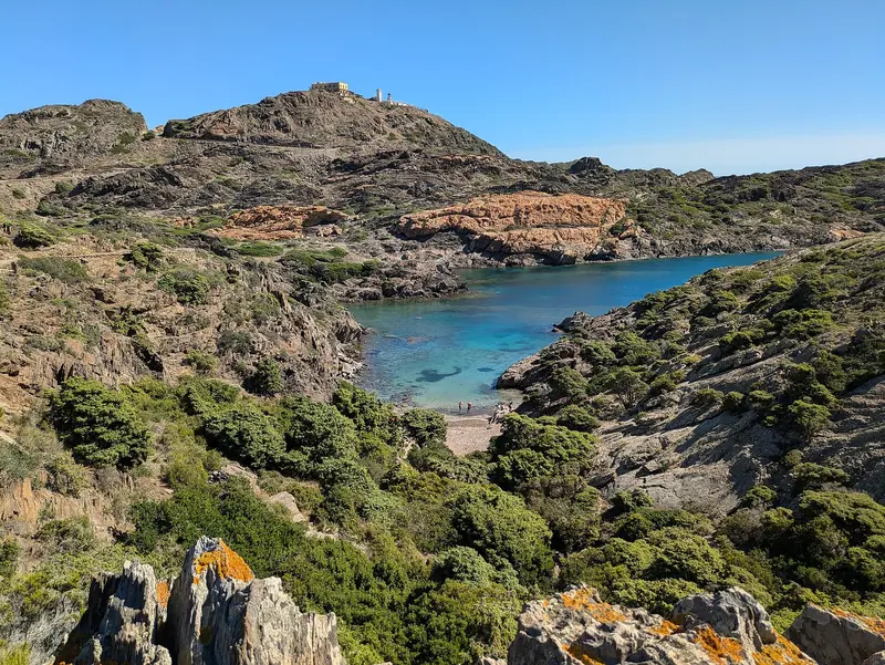 Cala Jugadora at Cap de Creus, the kind of cove that now has to be checked against a seagrass map before the anchor goes down.