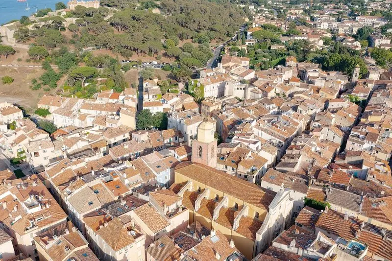 The roofs of Saint-Tropez, a village that still sits at the centre of the season.