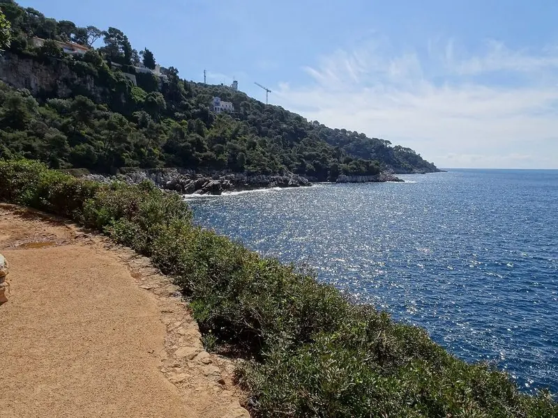 The coastal path around Cap Ferrat, one of the walks guests actually take.