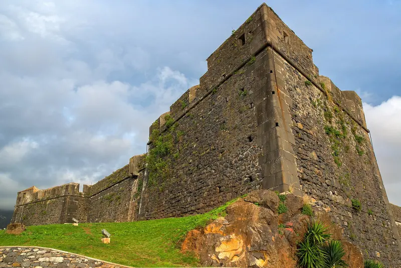 The Sao Tiago fort guards Funchal's old town, a landmark for any yacht coming in off the Atlantic to the anchorage below it.