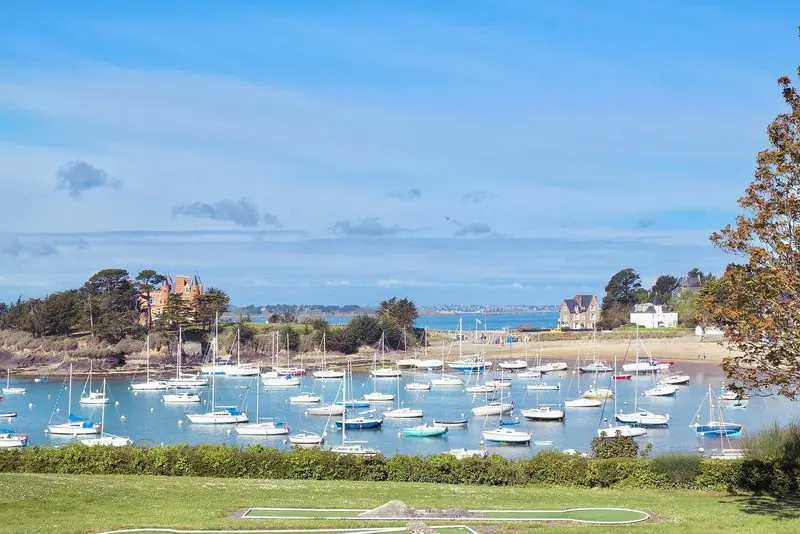 Porto Rotondo, the second harbour of the coast, busy through August.