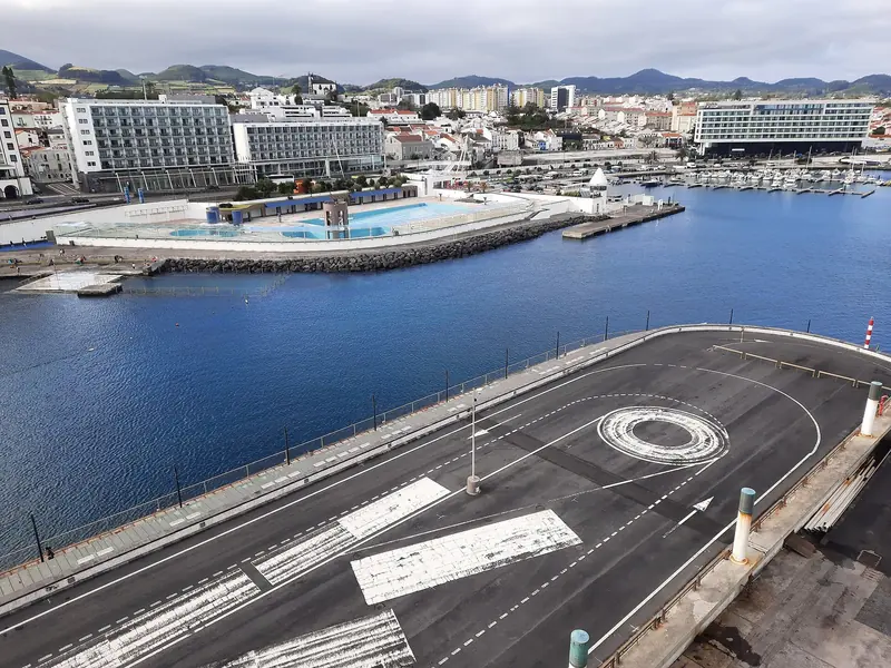 Ponta Delgada on Sao Miguel, the Azores' other main port and its busiest marina