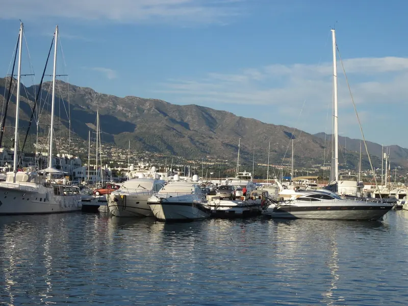 Sailing yachts in the inner basin, where the smaller berths are.