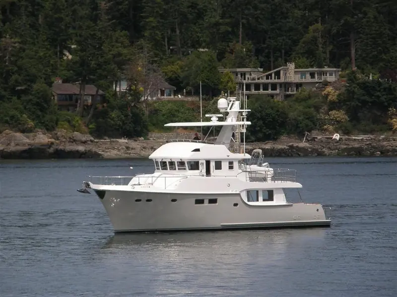 A delivered Nordhavn 60 in the Pacific Northwest.