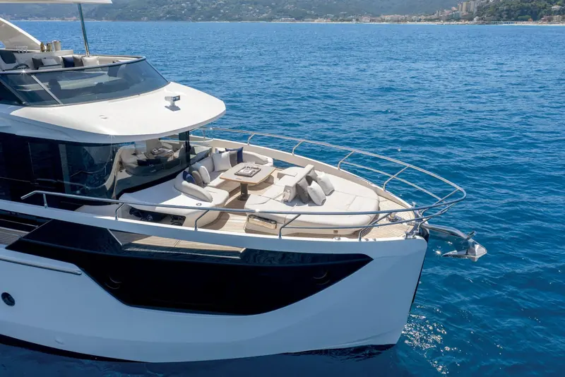 The Absolute Navetta 58 Andromeda, one of three world premieres Absolute brought to Cannes in 2026.