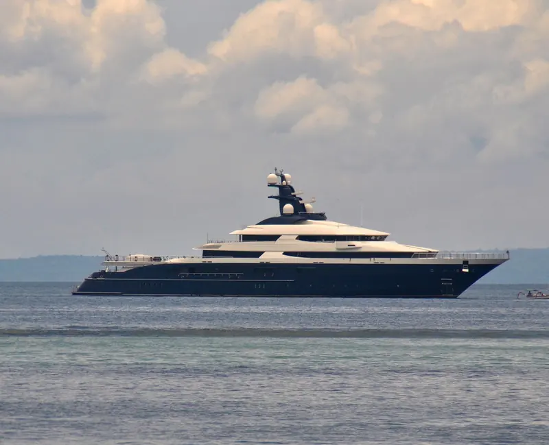 Equanimity anchored off Bali in March 2018, days before Indonesian authorities seized her over the 1MDB scandal