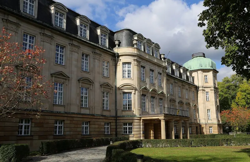 The Bundesfinanzhof's main facade, built as a private villa before becoming the seat first of the Reichsfinanzhof and later the Federal Fiscal Court