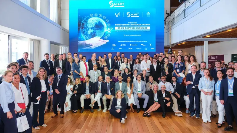 Marina operators and yacht club representatives at the Rendezvous, hosted at the Yacht Club de Monaco.