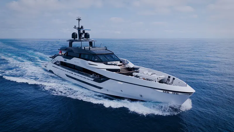 Camper & Nicholsons has listed Loewe for sale for the first time, asking EUR 38,000,000.