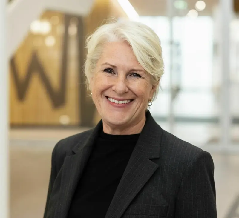 Cathrine Kristiseter Marti, Vard's chief executive, who said the yard was proud Inkfish had returned for a second research vessel.