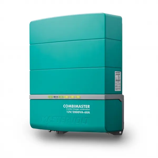 A Mastervolt CombiMaster 12V/2000VA-60A inverter/charger, the mid-range Combi line sold alongside the Mass Combi Ultra and Mass Combi Pro.