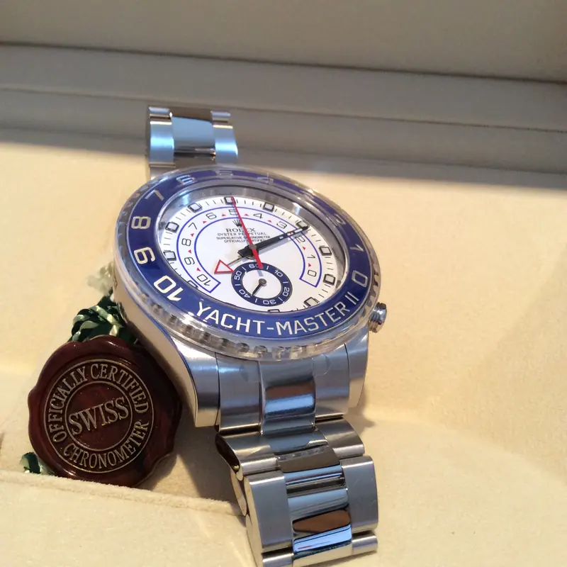 The steel Yacht-Master II reference 116680, the generation the 2026 redesign has now replaced.