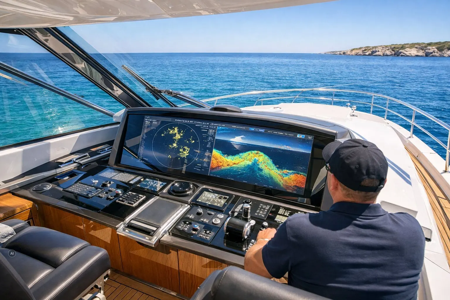 FarSounder يدمج رادار الذكاء الاصطناعي والسونار ثلاثي الأبعاد في شاشة واحدة على جسر القيادة
