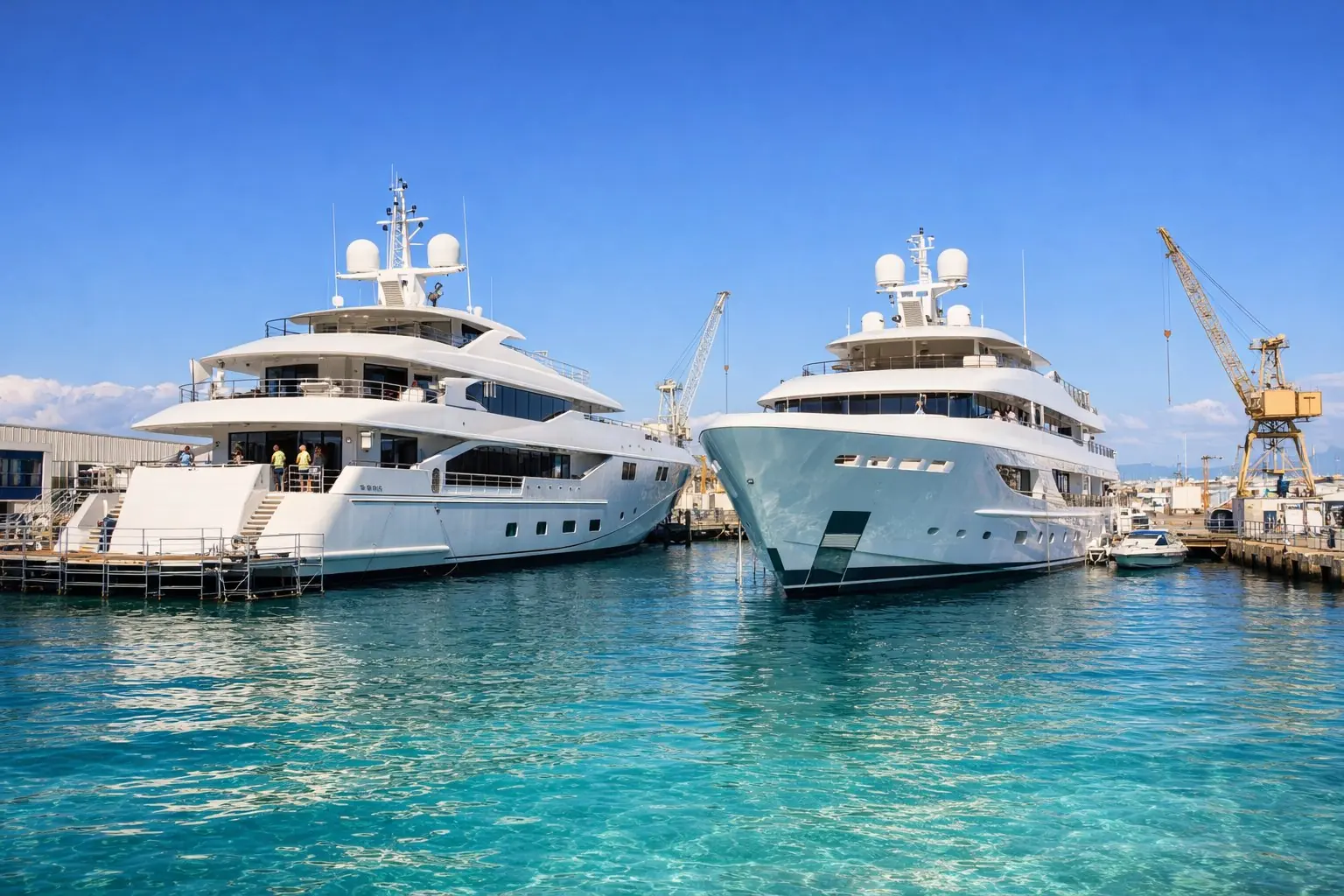 Yachts on order average a record 48.5m, and sub-40m loses ground